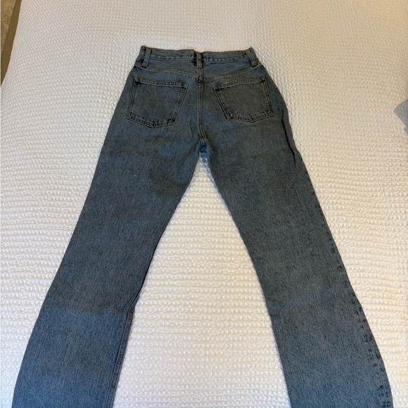 Agolde Light Blue Denim Jeans - Picture 2 of 4